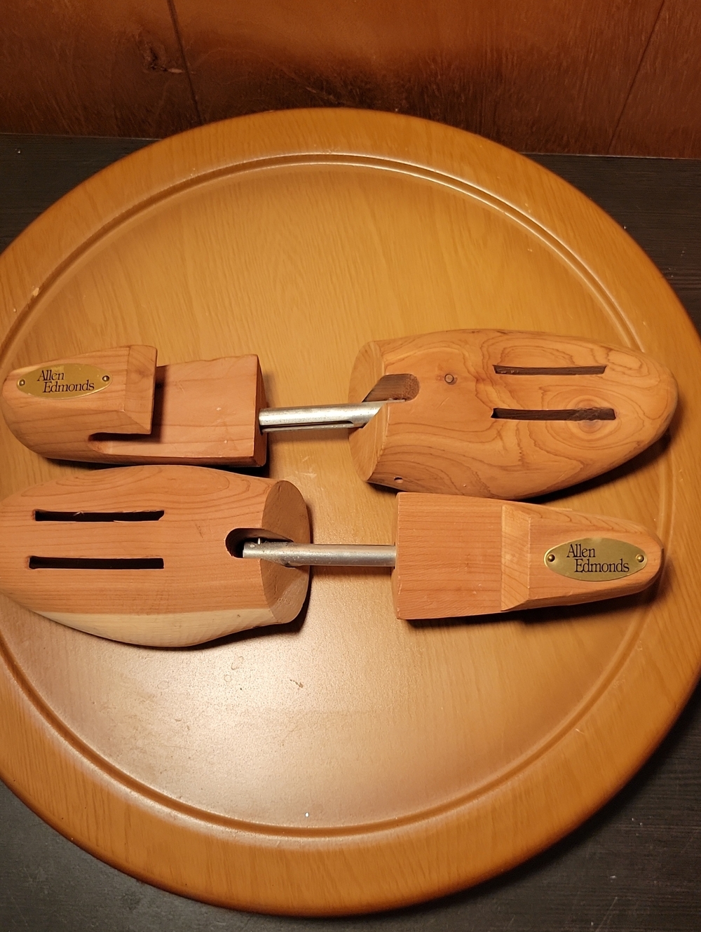 Allen Edmonds Natural Cedar Shoe Trees - Light Brown Medium